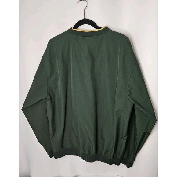 NFL Team Apparel Green Bay Packers Mens Size Large Pull-Over Green Wind Breaker - Picture 5 of 8